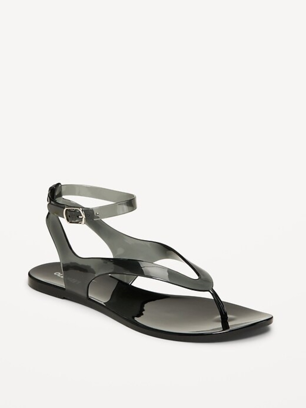 old navy Women'S Black Jelly Filps Flop Sandals In Size 10 US NWT